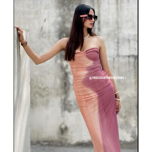 ZARA BLOGGER FAVE!!! Fitted Midi Dress NWT